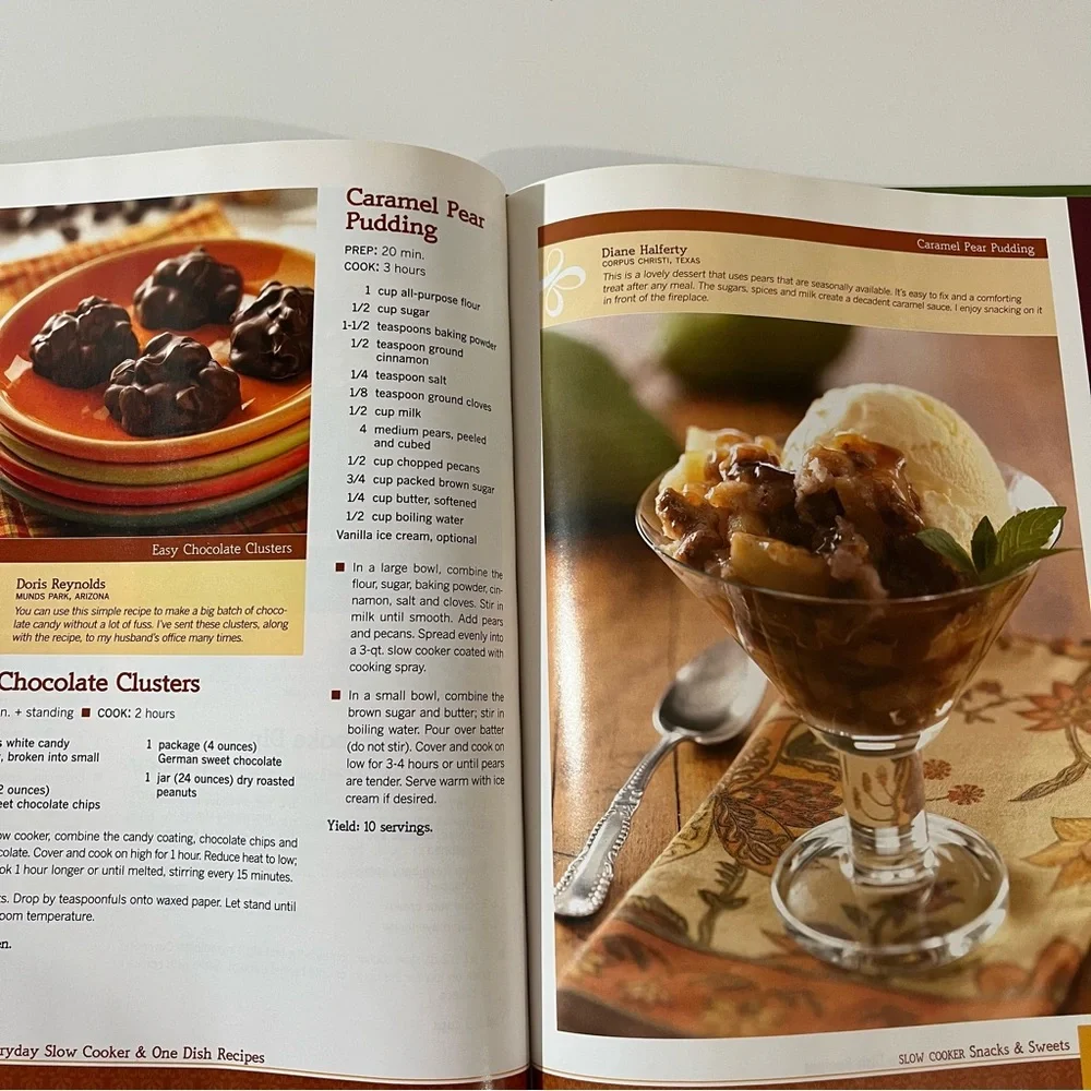 Taste of Home 2009 Slow Cooker & One Dish Recipes Cookbook - Yellow and Red